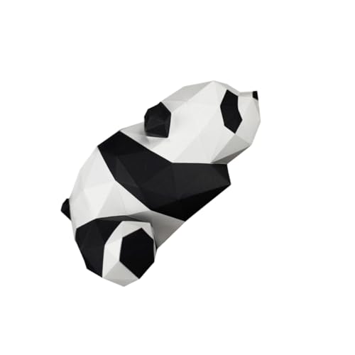 EPIGEIST Panda Papiermodell Geometrisches Origami DIY Bastelspielzeug Handgemachte Stereoskopische Dekoration Ornament für Festival Party Büro von EPIGEIST