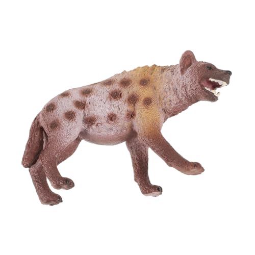 EPIGEIST Plastik Hyäne Statue Realistisches Imitationsspielzeug für Kognitive Wildtierfigur Dekoratives Modell Pädagogisches zur des Naturschutzes von EPIGEIST
