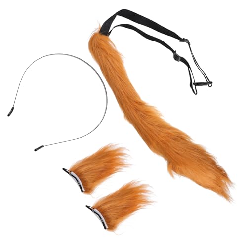 EPIGEIST Plüsch Fuchsohr Set mit Cosplay Tierohren Haarschmuck Leichtes Kopfband für Frauen und Mädchen Modisches Accessoire für Kostüm und Alltag EPIGEIST Plüsch Fuchsohr Set mit Cosplay Tierohren Haarschmuck Leichtes Kopfband für Frauen und Mädchen Modisches Accessoire für Kostüm und Alltag von EPIGEIST