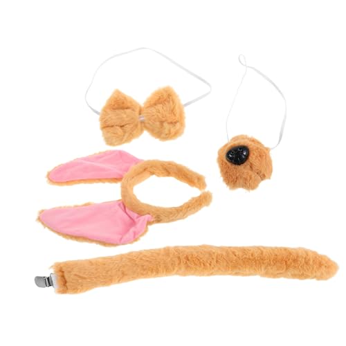 EPIGEIST Puppy Hundekostüm mit Biegsamen Plüschohren und Tierisches Cosplay Haarreif für Erwachsene Halloween Karneval Party Zubehör EPIGEIST Puppy Hundekostüm mit Biegsamen Plüschohren und Tierisches Cosplay Haarreif für Erwachsene Halloween Karneval Party Zubehör von EPIGEIST