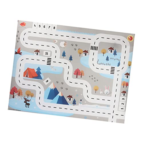 EPIGEIST Puzzle Spielmatte aus Weichem Rutschfestem mit Verkehrskarten Design und Leicht zu Verstauen für Krabbel Spielbereiche von Säuglingen und Kleinkindern von EPIGEIST