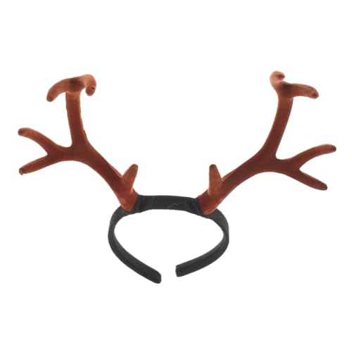 EPIGEIST Realistisches Rentier Geweih Stirnband aus Weichem Flauschigem Material Großes Braunes Geweih mit Tierohren für Weihnachtskostüme Partys und Halloween Cosplay EPIGEIST Realistisches Rentier Geweih Stirnband aus Weichem Flauschigem Material Großes Braunes Geweih mit Tierohren für Weihnachtskostüme Partys und Halloween Cosplay von EPIGEIST
