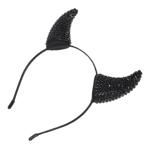 EPIGEIST Rhinestone Halloween Cosplay Haarreif mit Schwarzen Teufelshörnern Glitzernde Kostüm Haarbänder für Party Karneval und Bühnenauftritte Komfortabel und Auffällig EPIGEIST Rhinestone Halloween Cosplay Haarreif mit Schwarzen Teufelshörnern Glitzernde Kostüm Haarbänder für Party Karneval und Bühnenauftritte Komfortabel und Auffällig von EPIGEIST