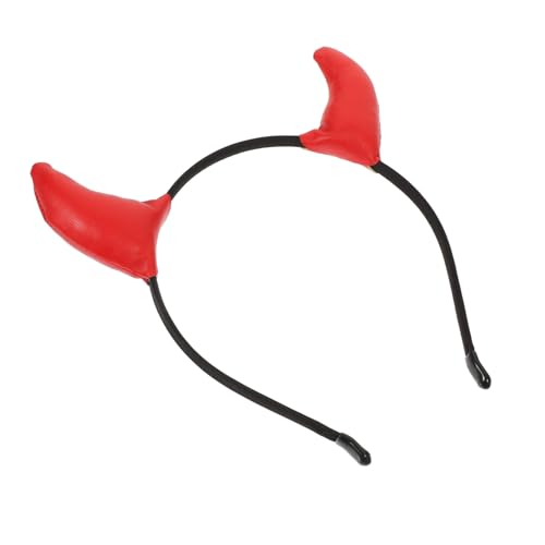 EPIGEIST Teufelshörner Haarreif Halloween Kopfschmuck Rotes Stirnband Kostüm Accessoire Passend Für Damen Mädchen Party Cosplay Karneval von EPIGEIST