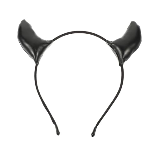 EPIGEIST Teufelshörner Haarreif aus Halloween Kostüm Accessoire Langlebiges Schwarzes Teufel Headband für Damen für Karneval Party und Cosplay von EPIGEIST