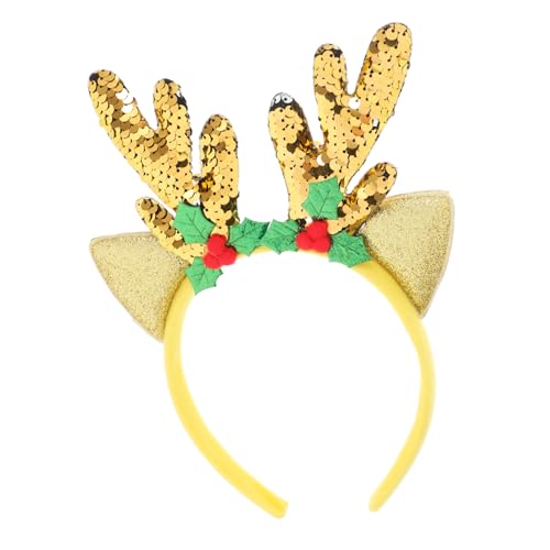 EPIGEIST Weihnachtliches Rentier Geweih Haarreif mit Farbigen Pailletten Langlebig und Komfortabel Festlicher Kopfschmuck für Erwachsene für Weihnachtsfeiern und Kostüme EPIGEIST Weihnachtliches Rentier Geweih Haarreif mit Farbigen Pailletten Langlebig und Komfortabel Festlicher Kopfschmuck für Erwachsene für Weihnachtsfeiern und Kostüme von EPIGEIST