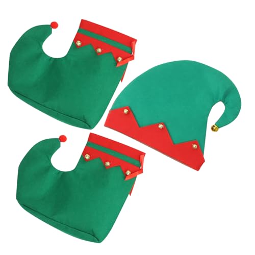 EPIGEIST Weihnachtskostüm Set Elfenmütze und Schuhe Festliches Elfenzubehör für Mädchen Bunte Weihnachtsfeier Verkleidung Weihnachtliches Party Outfit Teiliges Set EPIGEIST Weihnachtskostüm Set Elfenmütze und Schuhe Festliches Elfenzubehör für Mädchen Bunte Weihnachtsfeier Verkleidung Weihnachtliches Party Outfit Teiliges Set von EPIGEIST