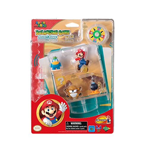 EPOCH Games 7393 Super Mario™ Balancing Game Plus Desert Stage - Party Spiel Geschicklichkeitsspiel, Bunt von EPOCH Games