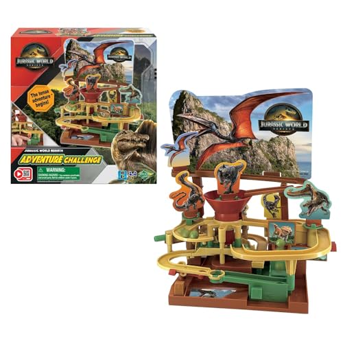 EPOCH Games - 7515 Jurassic World Rebirth Adventure Challenge - Party Game, Party Spiel, Dinosaurier Spielzeug, Brettspiel für Kinder ab 4 Jahren von EPOCH Games