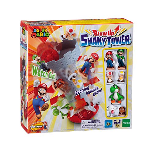 EPOCH Games Super Mario™ L7356 Blow Up! Shaky Tower - Geschicklichkeitsspiel von EPOCH
