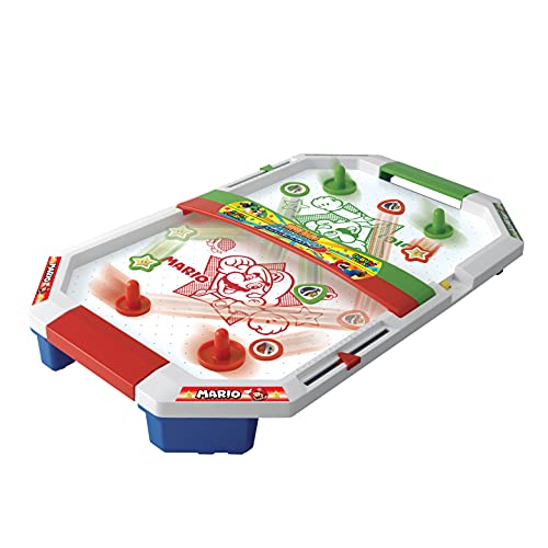 EPOCH Games 7415 Super Mario Air Hockey - Party Spiel Actionspiel Geschicklichkeitsspiel Bunt von EPOCH Games