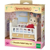 Sylvanian Families 5017 - Schokoladenhasen Baby mit Babybett von EPOCH Traumwiesen GmbH