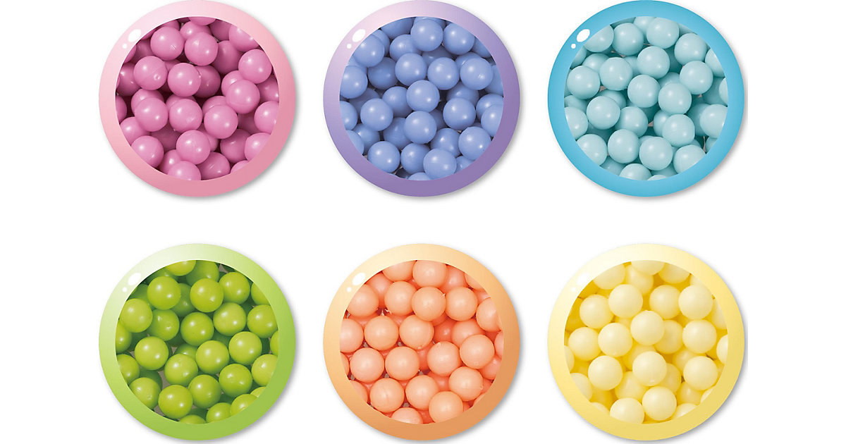 Aquabeads Pastell-Perlen, 800 Perlen in 6 Farben von EPOCH