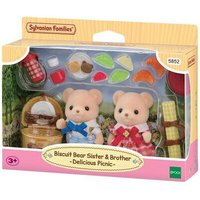 EPOCH 5852 Sylvanian Families® Biscuit Bären Geschwister Picknickspaß von EPOCH
