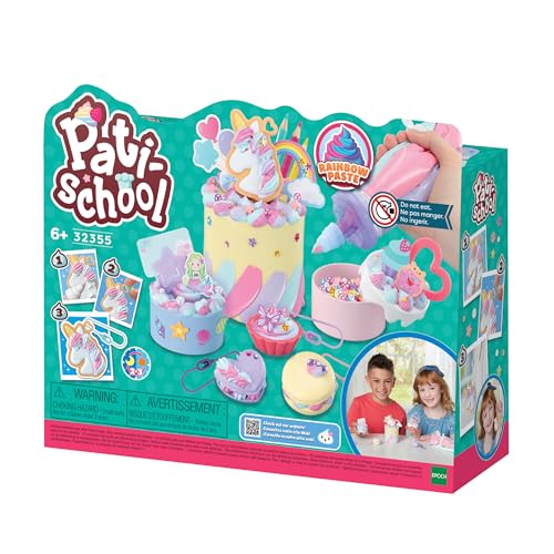 Pati-School- Frost 'n' Decorate Rainbow Paste Craft Kit, 32355, mehrfarbig von Pati-School