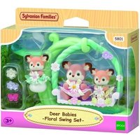 Sylvanian Families 5801 - Deer Babies Floral Swing Set, Reh Babys mit Blumenschaukel, Spielset von EPOCH