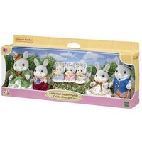 Sylvanian Families 5863 - Waldkaninchen Familie Festtagsset, 40. Jubiläum von EPOCH Traumwiesen