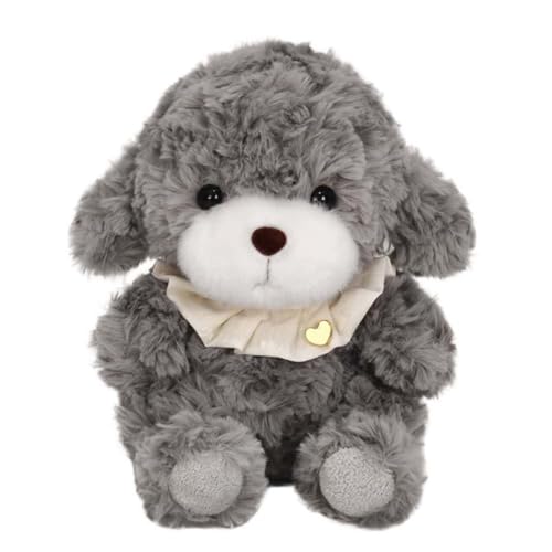 EPRHAY 17cm Niedlicher Kleiner Welpe Plüschtier Kuschelig Weiches Spielzeug Weicher Sitzender Teddy Stofftier Fülltier Spielzeug Wohnzimmer Deko Kissen von EPRHAY