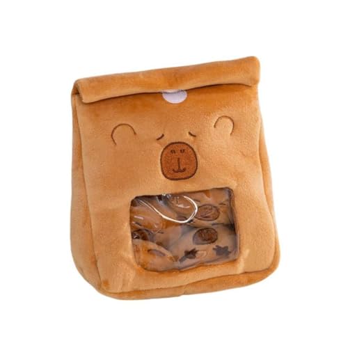 EPRHAY 19cm Kreative Brottüte Capybara Plüschtier Kuschelig Weiches Spielzeug Niedliches Wasserschwein Stofftier Fülltier Spielzeug Deko Geschenk Für Kinder von EPRHAY