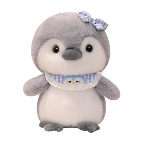 EPRHAY 20cm Kreativer Lätzchen Pinguin Plüschtier Kuschelweiches Spielzeug Niedlicher Pinguin Welpe Stofftier Für Kinder Kissen Spielzeug Geschenk von EPRHAY