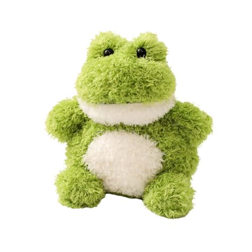 EPRHAY 20cm Süßer Grüner Frosch Plüschtier Ultra Weiches Kuscheltier Lustige Frosch Stofftier Plüschspielzeug Schlafkissen Baby Spielzeug Kinderzimmer Deko Geburtstagsgeschenk von EPRHAY