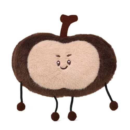 EPRHAY 21.5cm Super Weicher Apfelkern Plüschtier Flauschiges Stofftier Niedlicher Cartoon Apfel Mit Beinen Puppe Kuscheliger Umarmbarer Begleiter Kissen EPRHAY 21.5cm Super Weicher Apfelkern Plüschtier Flauschiges Stofftier Niedlicher Cartoon Apfel Mit Beinen Puppe Kuscheliger Umarmbarer Begleiter Kissen von EPRHAY