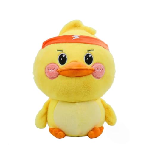 EPRHAY 23cm Super Flauschige Sportliche Ente Plüschtier Ultra Weiches Stofftier Niedliche Zeichentrick Enten Puppe Liebenswerter Kuscheliger Begleiter Geschenk Für Kinder von EPRHAY