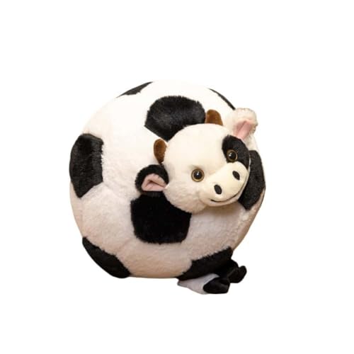EPRHAY 24cm Fußball Kuh Plüschtier Kuschelig Weiches Spielzeug Kreative Kuh Puppe Dekoration Fülltier Spielzeug Deko Kissen Feiertagen Geburtstagen EPRHAY 24cm Fußball Kuh Plüschtier Kuschelig Weiches Spielzeug Kreative Kuh Puppe Dekoration Fülltier Spielzeug Deko Kissen Feiertagen Geburtstagen von EPRHAY
