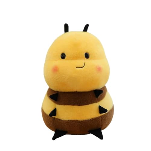 EPRHAY 25cm Niedliche Biene Plüschtier Kuschelweiches Stofftier Kreative Bienen Plüschspielzeug Wohnkissen Kinderkissen Geschenk Für Kinder von EPRHAY