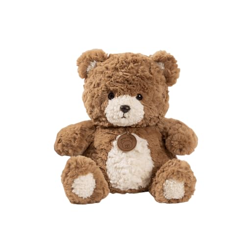 EPRHAY 25cm Niedlicher Teddybär Plüschtier Kuschelig Weiches Spielzeug Brauner Bär Stofftier Fülltier Spielzeug Für Jungen Mädchen Kissen von EPRHAY
