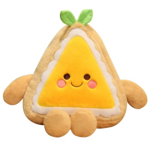 EPRHAY 25cm Süßer Mango Kuchen Plüschtier Extra Weiches Kuscheltier Lustiges Frucht Design Kinder Geschenk Zimmerdekoration Niedliches Plüschspielzeug von EPRHAY