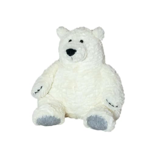 EPRHAY 26cm Weißer Beruhigungsbär Plüschtier Kuschelweiches Spielzeug Kreativer Eisbär Stofftier Für Kinder Kissen Spielzeug Geburtstagsgeschenk von EPRHAY
