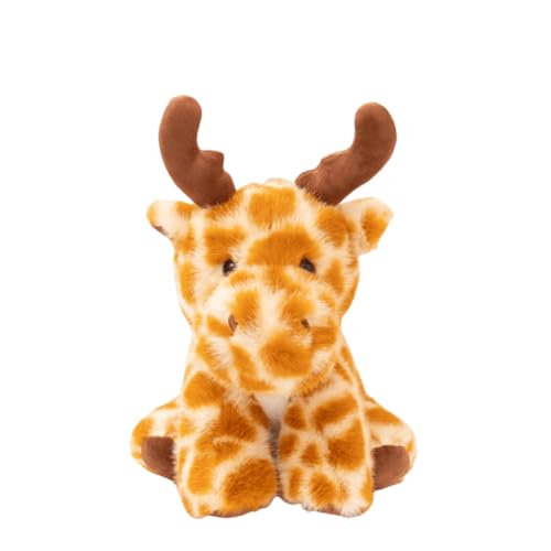 EPRHAY 28cm Niedlicher Elch Plüschtier Kuschelig Weiches Spielzeug Hirsch Stofftier Fülltier Spielzeug Kissen Aufmerksames Geschenk Plüschpuppe von EPRHAY