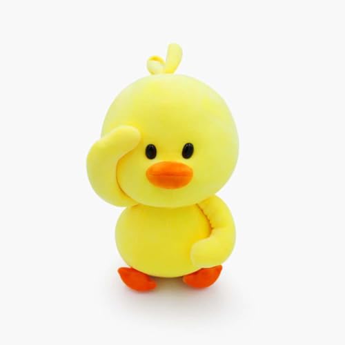EPRHAY 28cm Süße Baby Ente Plüschtier Extra Weiches Kuscheltier Niedliche Gelbe Ente Stofftier Schmusetier Kinder Geschenk Kissen Niedliches Plüschspielzeug von EPRHAY