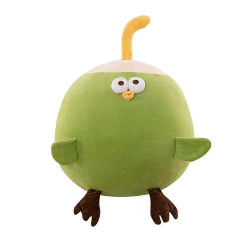 EPRHAY 30cm Niedliche Kokosnuss Hühner Plüschtier Kuschelig Weiches Spielzeug Kreatives Obst Stofftier Fülltier Spielzeug Für Kinder Kissen Geschenk von EPRHAY