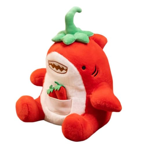 EPRHAY 30cm Verrückter Hai Plüschtier Cartoon Chili Form Kissen Stofftier Weiches Spielzeug Gemüse Stofftier Für Kinder Erwachsene Und Plüschtier Liebhaber EPRHAY 30cm Verrückter Hai Plüschtier Cartoon Chili Form Kissen Stofftier Weiches Spielzeug Gemüse Stofftier Für Kinder Erwachsene Und Plüschtier Liebhaber von EPRHAY