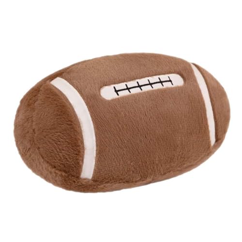 EPRHAY 35cm Kreatives Rugby Plüschtier Kuschelig Weiches Spielzeug Kreative Ball Kissenpuppe Dekoration Stofftier Fülltier Spielzeug Wohnzimmer Deko Kissen von EPRHAY