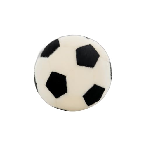 EPRHAY Fußball Plüschtier Kuscheliges Sport Plüsch Spielzeug Niedlicher Fußball Stofftier Weiches Fülltier Kinder Spielzeug Kissen (18cm) von EPRHAY