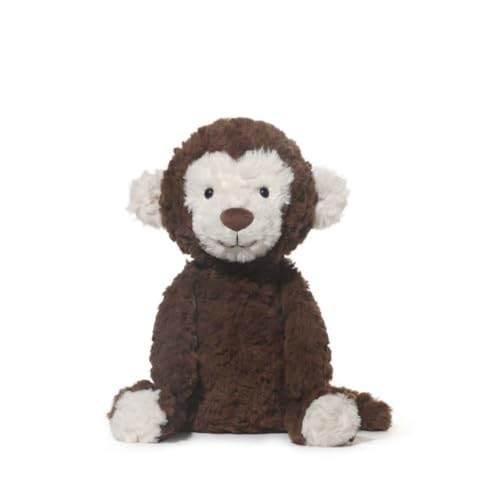 EPRHAY Ultra-süßer 28cm brauner und weißer AFFE Plüschtier Plüschtier Plüsch Spielzeug Cartoon AFFE Puppe für Kinder Spielen und Sammler Display von EPRHAY