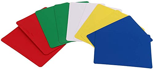 Kunststoff-Poker-Größe, geschnittene Karten, Klassische magische Karten, Casino-Qualität, Party-Requisiten, Spielzimmer, Zubehör, Trick-Werkzeug für Kartenspieler (runde Ecke, 10 Stück) von EPRHAY