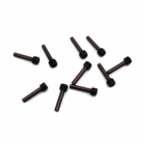 10 Stück S2 Hartstahl M3 x 2 x 10 x 1,5 Antriebswellen-Schraubstifte für RC-Auto-Upgrade-Teile von EPTNNASO