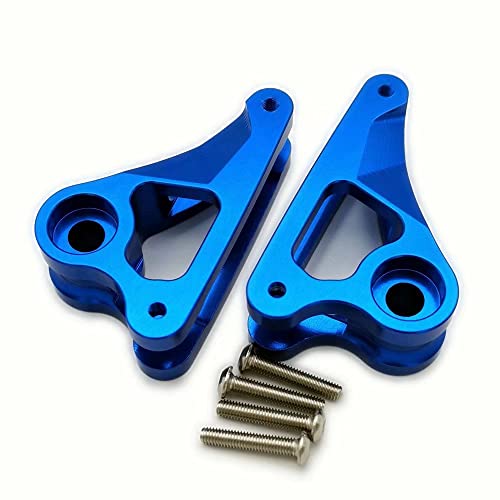 2 Stück Aluminium Wipparm Progressive-2 (90-T) blau für Traxxas Revo E-Revo 2.0 vxl 5358 von EPTNNASO