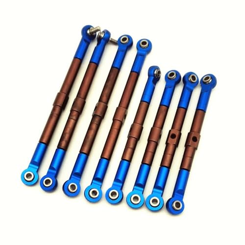 8 Stück S2 Hartstahl verstellbare vordere und hintere Zehenglieder Schubstangen mit Aluminium-Enden, blau, für Traxxas 1/16 Mini E-Revo Summit 7138 7118 8 Stück S2 Hartstahl verstellbare vordere und hintere Zehenglieder Schubstangen mit Aluminium-Enden, blau, für Traxxas 1/16 Mini E-Revo Summit 7138 7118 von EPTNNASO