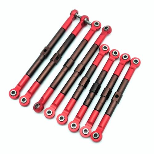 8 Stück S2 Hartstahl verstellbare vordere und hintere Zehenglieder Schubstangen mit Aluminium-Enden, rot, für Traxxas 1/16 Mini E-Revo Summit 7138 7118 8 Stück S2 Hartstahl verstellbare vordere und hintere Zehenglieder Schubstangen mit Aluminium-Enden, rot, für Traxxas 1/16 Mini E-Revo Summit 7138 7118 von EPTNNASO