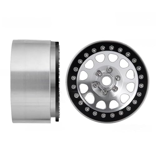 Alle Aluminium 2,2 Zoll Beadlock Felgen Radnabe 2pcs für 1/10 Crawler RC Yeti TRX4 Wraith SCX10 von EPTNNASO