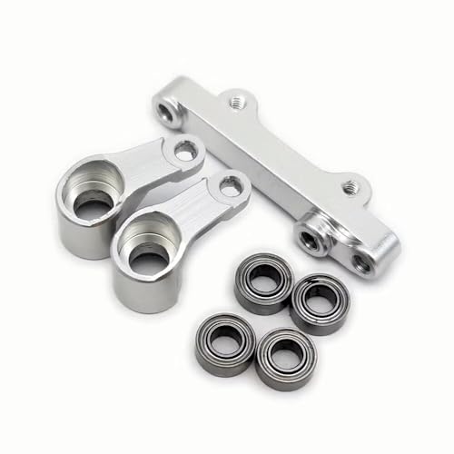 Aluminium Bellcrank Drag Link Set Lenkeinheit mit Lagern Silber für Losi 1/18 Mini-T 2.0 Mini-B LOS211013 Aluminium Bellcrank Drag Link Set Lenkeinheit mit Lagern Silber für Losi 1/18 Mini-T 2.0 Mini-B LOS211013 von EPTNNASO
