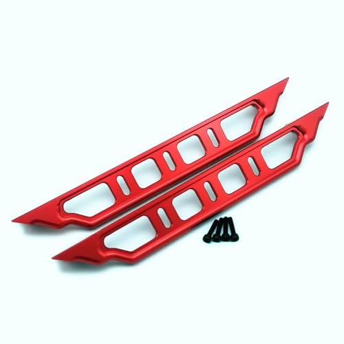 Aluminium Chassis Nerf Bars Side Trail Bar Rot für Traxxas 1/6 Funco Pro Scale Sand Car 10922 von EPTNNASO