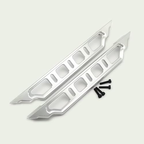 Aluminium Chassis Nerf Bars Side Trail Bar Silber für Traxxas 1/6 Funco Pro Scale Sand Car 10922 von EPTNNASO