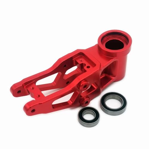 Aluminium-Frontschott-Servohalterung mit Lagern, rot, für Losi 1/4 Promoto MX PM-MX/SM LOS261012 von EPTNNASO