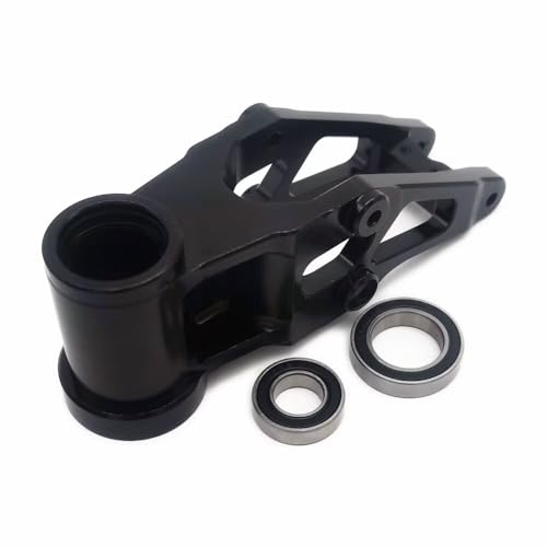 Aluminium-Frontschott-Servohalterung mit Lagern, schwarz, für Losi 1/4 Promoto MX PM-MX/SM LOS261012 von EPTNNASO
